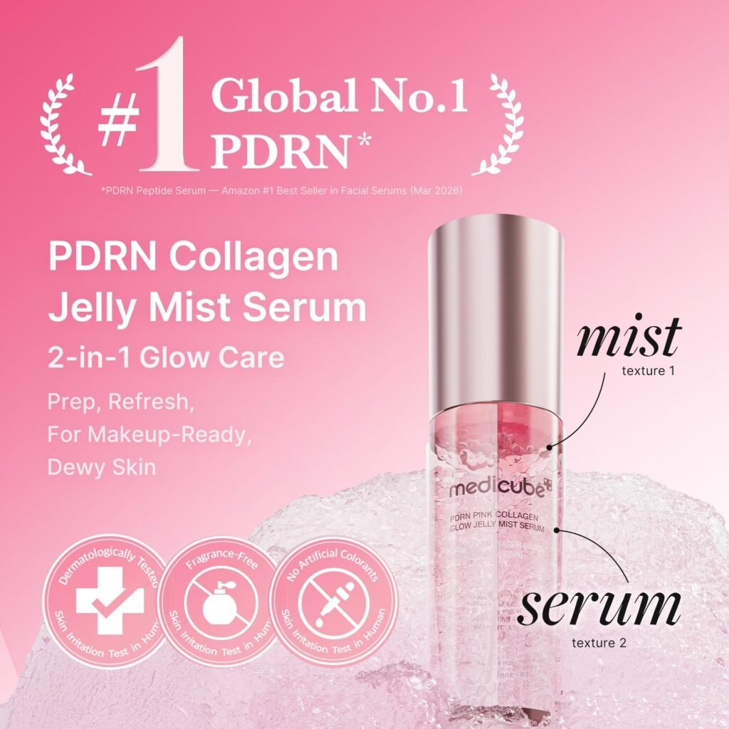 Medicube PDRN Pink Collagen Glow Jelly Mist Serum product image